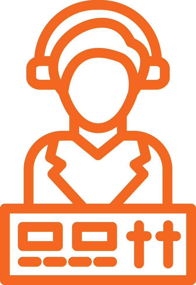 DJ Vector Icon Design