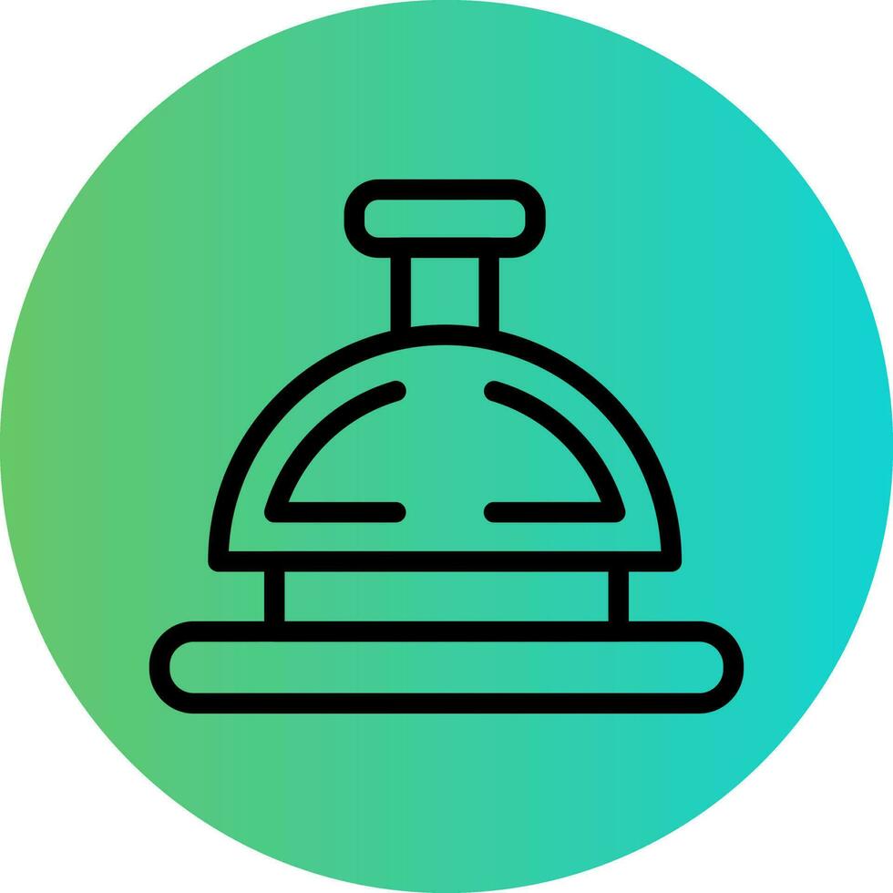 Reception Bell Vector Icon Design