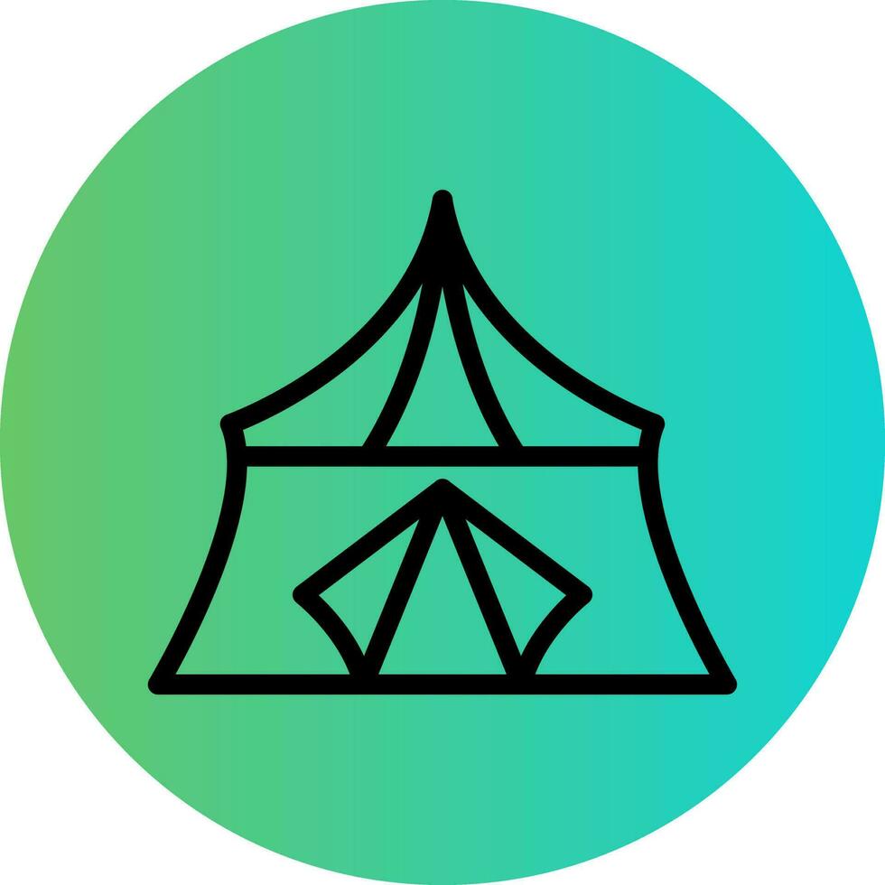 Tent Vector Icon Design