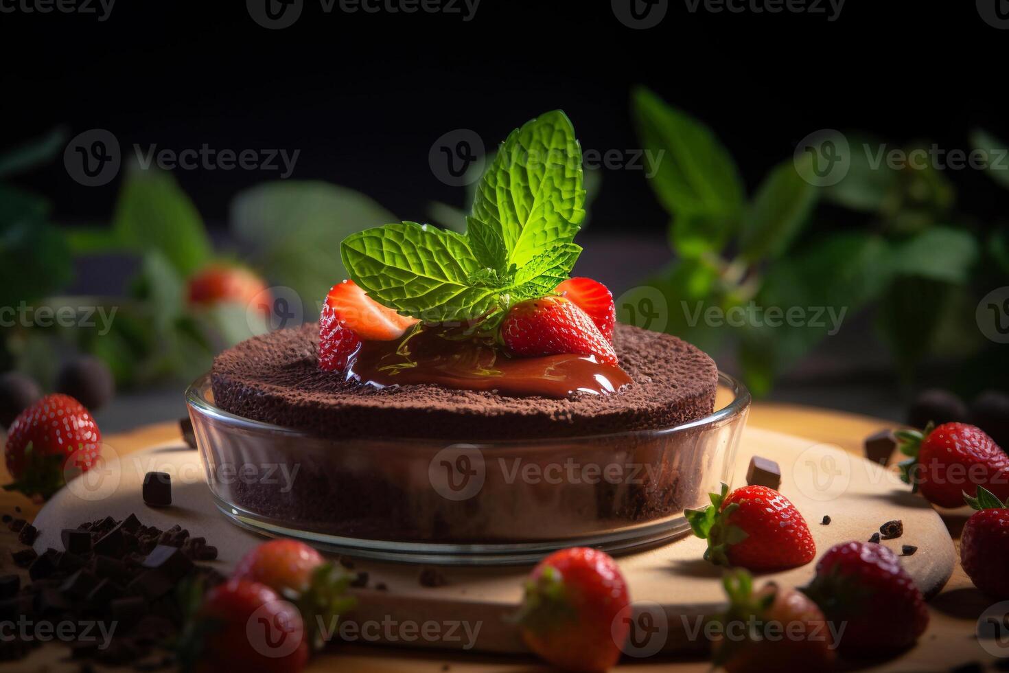 Delicious dessert AI Generate photo