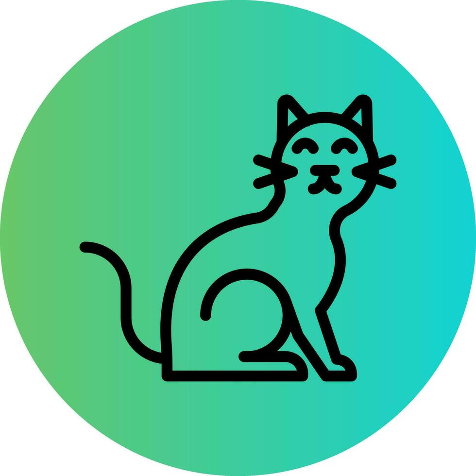 Cat Vector Icon Design