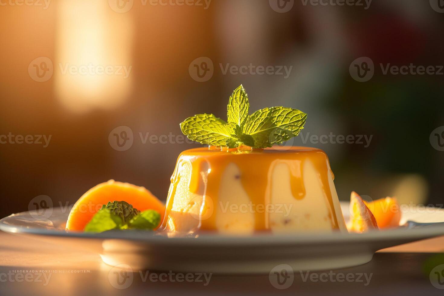 Delicious dessert AI Generate photo