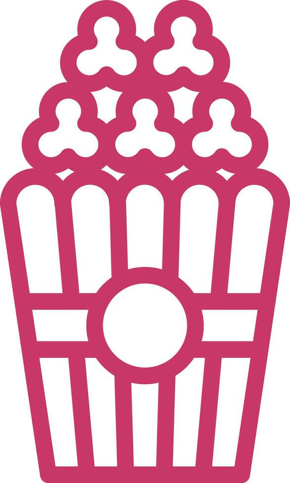 Popcorn Vector Icon Design