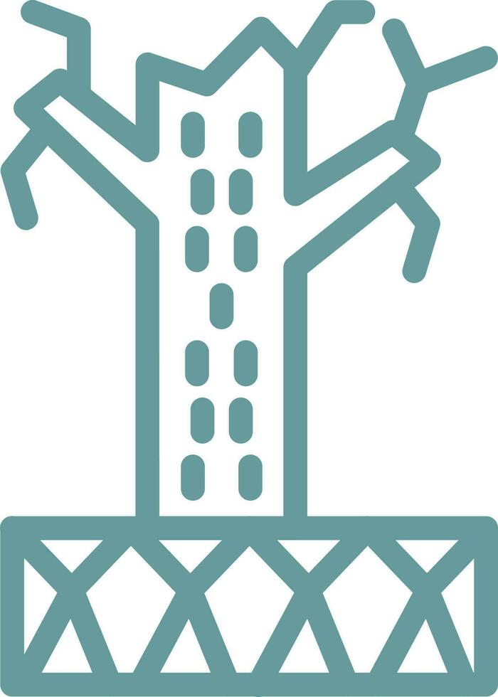 Desertification Vector Icon Design