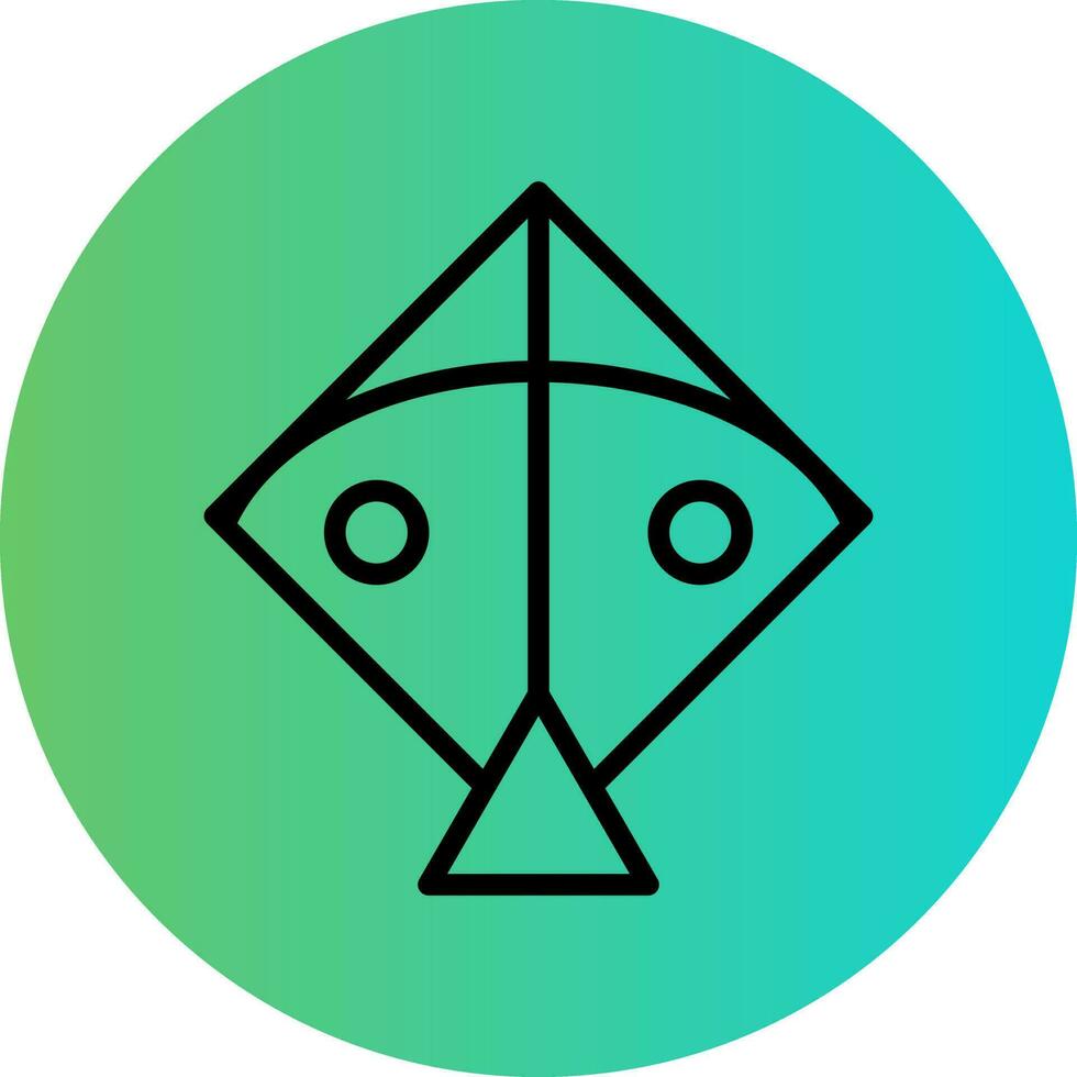 Kite Vector Icon Design