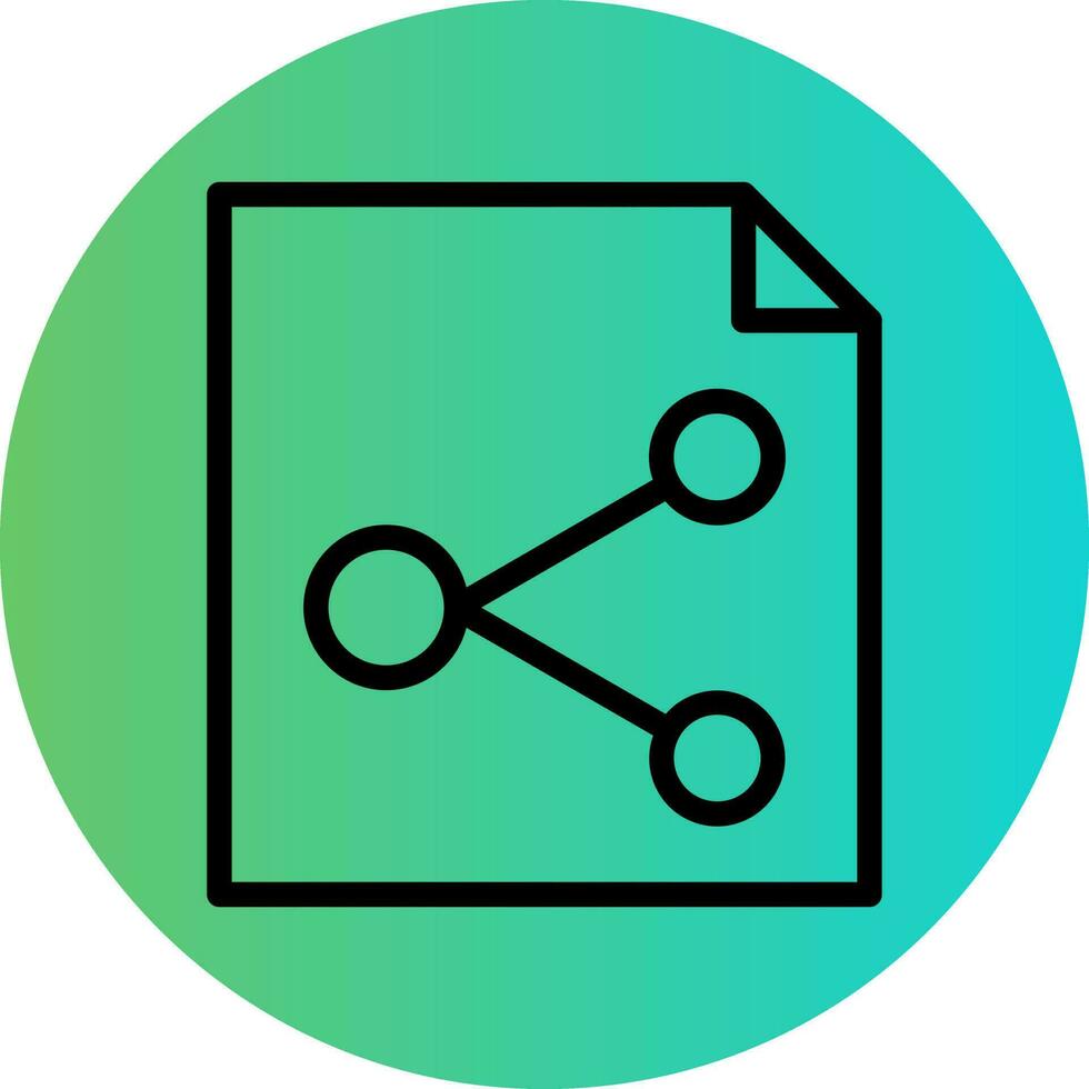 File Sharing Vector Icon Design