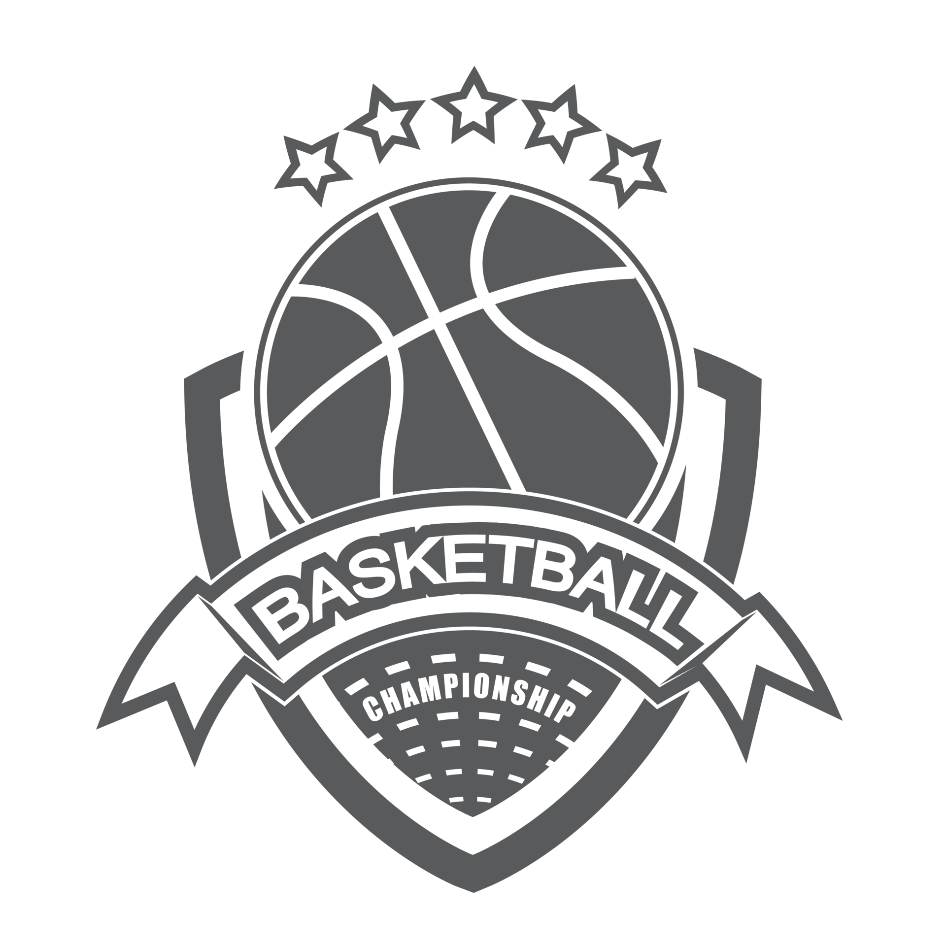 Monochrome Basketball Trophy PNG Images & PSDs for Download