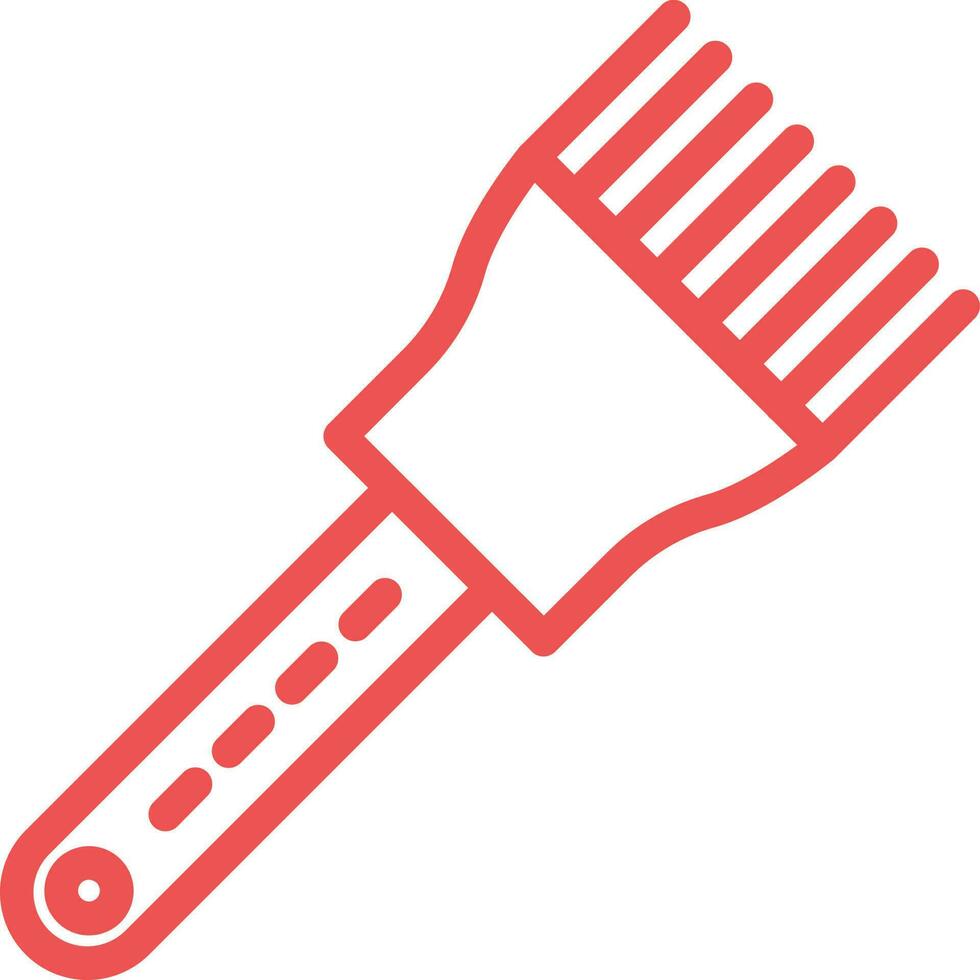 Basting Brush Vector Icon Design