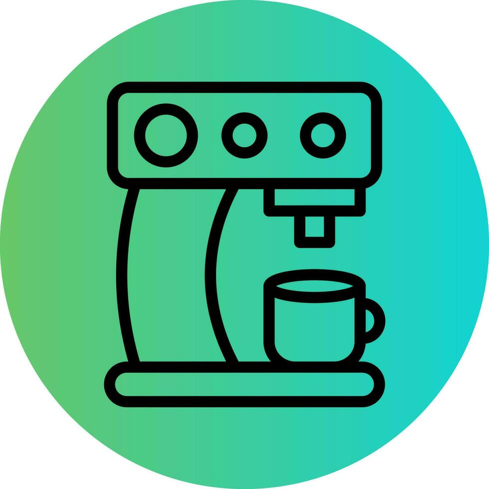 Coffee Machine Vector Icon Design