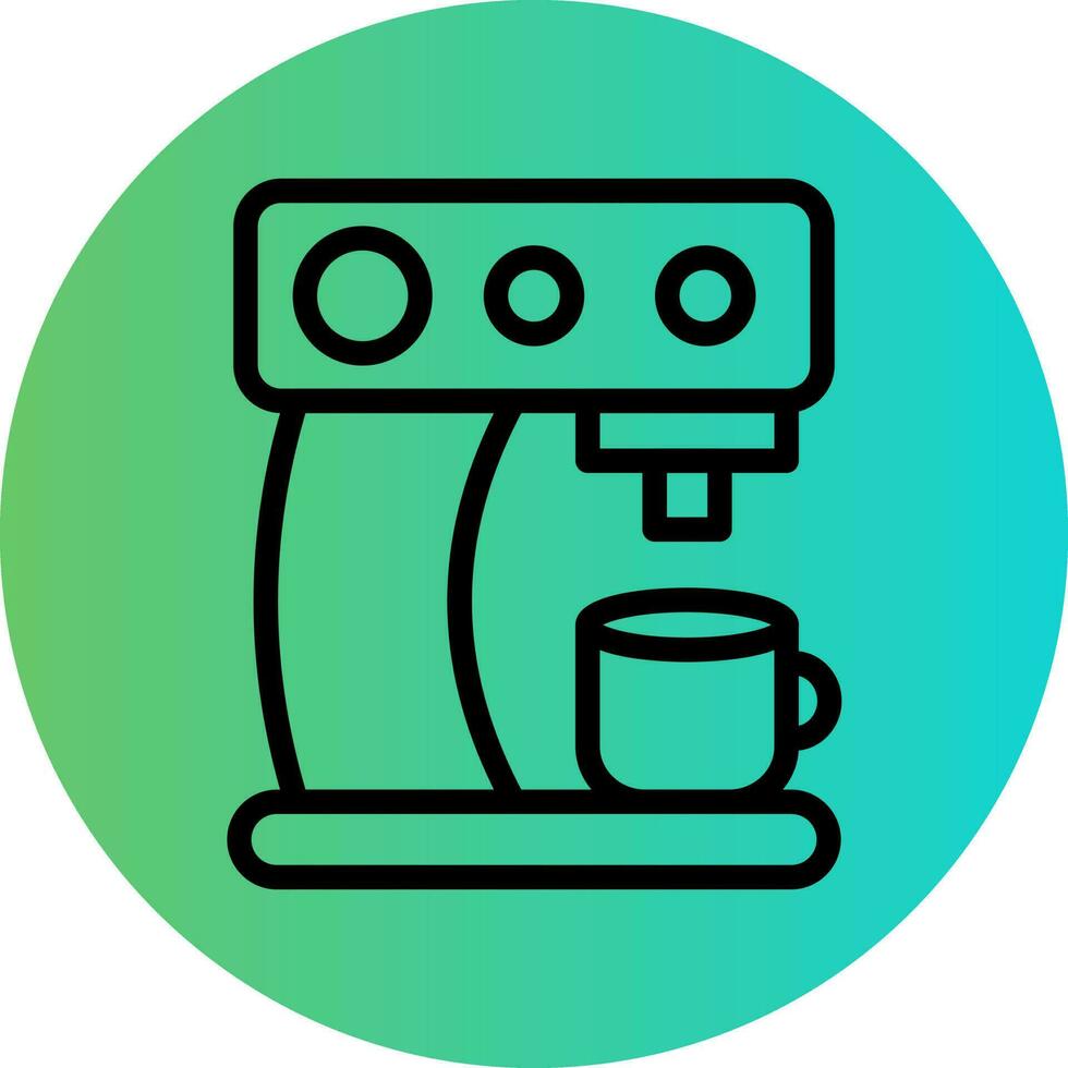 Coffee Machine Vector Icon Design