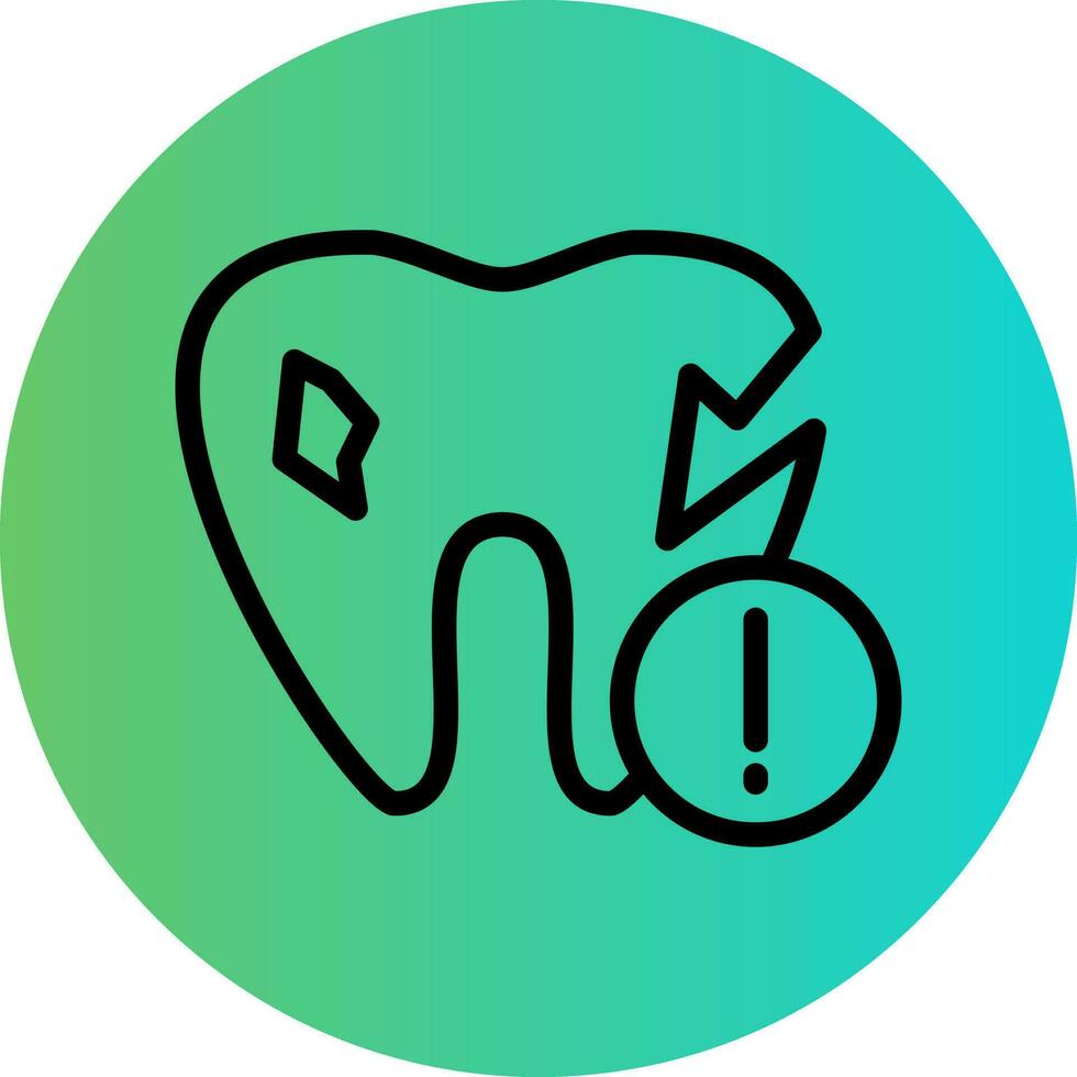 Tooth Problem Vector Icon Design