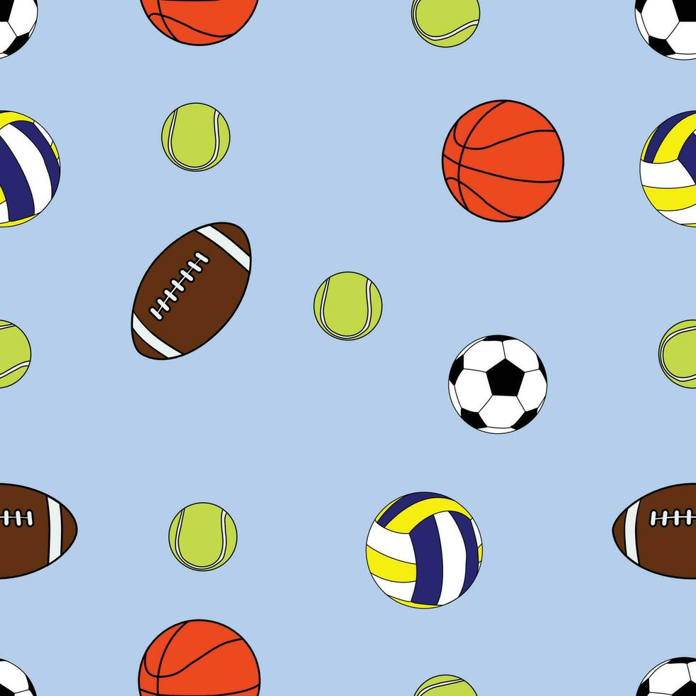 Ball Pattern Seamless vector