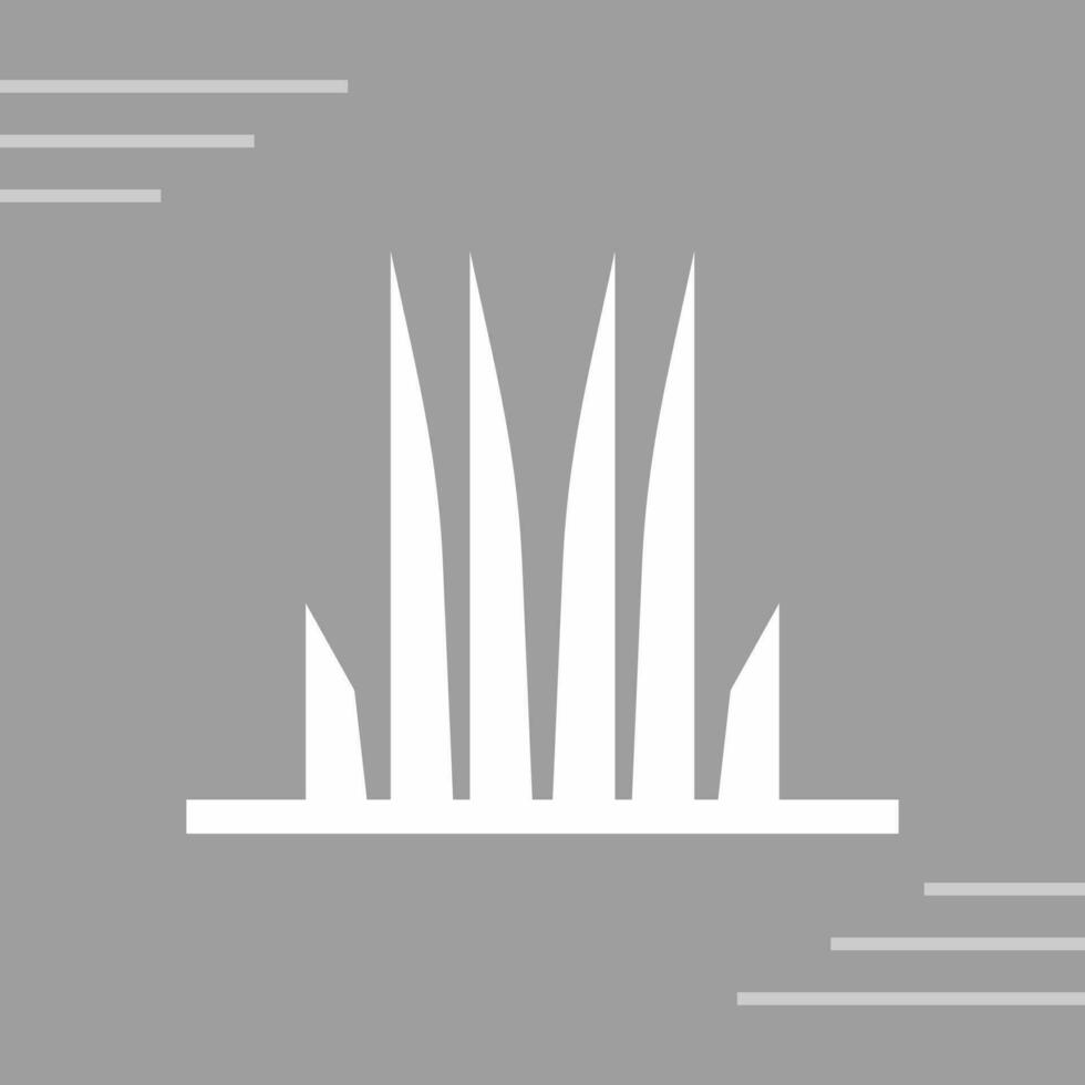 Grass Unique Vector Icon