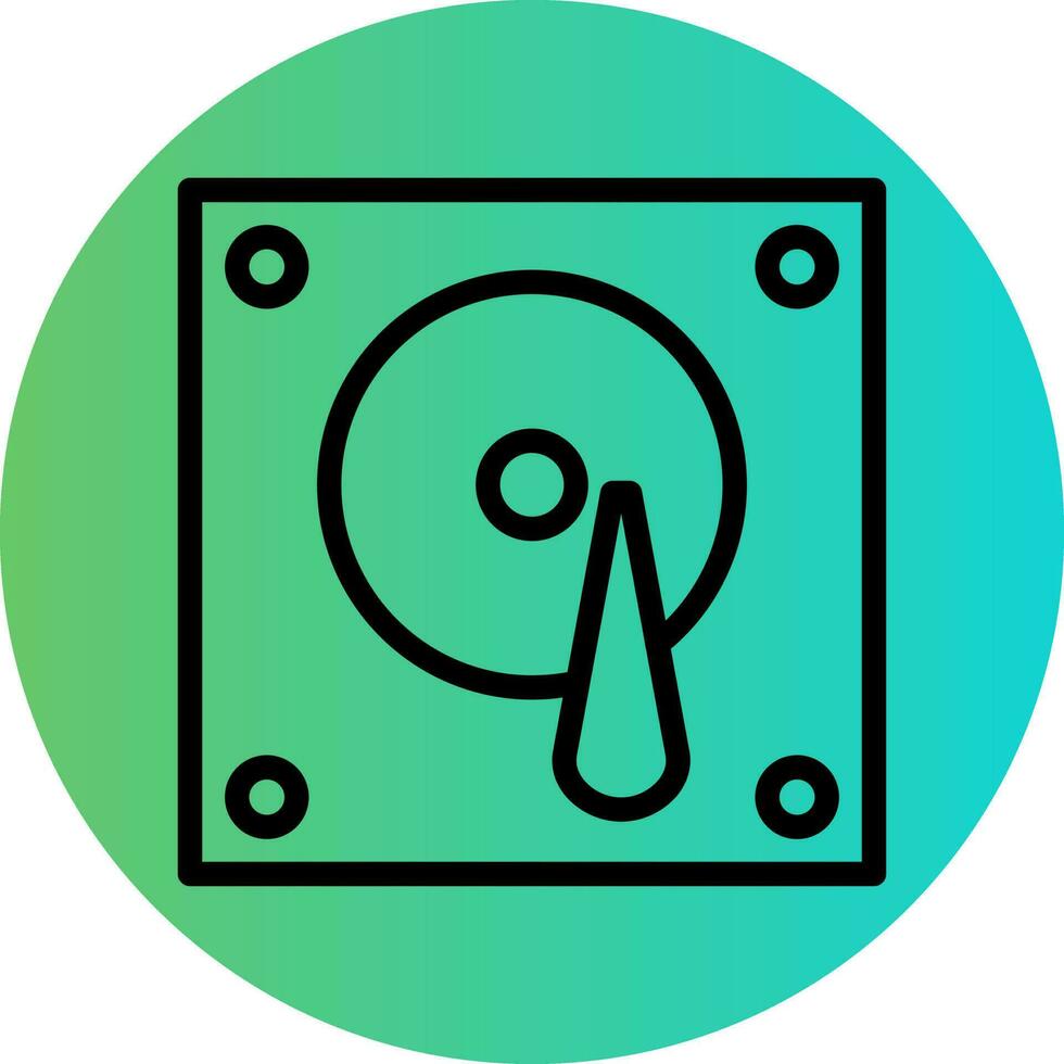 diseño de icono de vector de disco duro