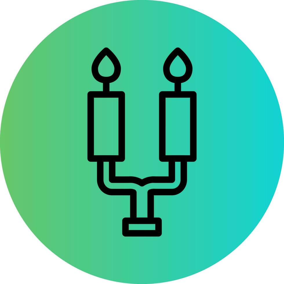 Candlestick Vector Icon Design