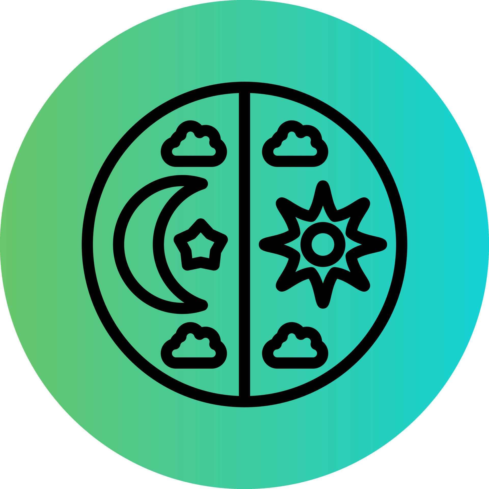 Day and Night Vector Icon Design 23294141 Vector Art at Vecteezy