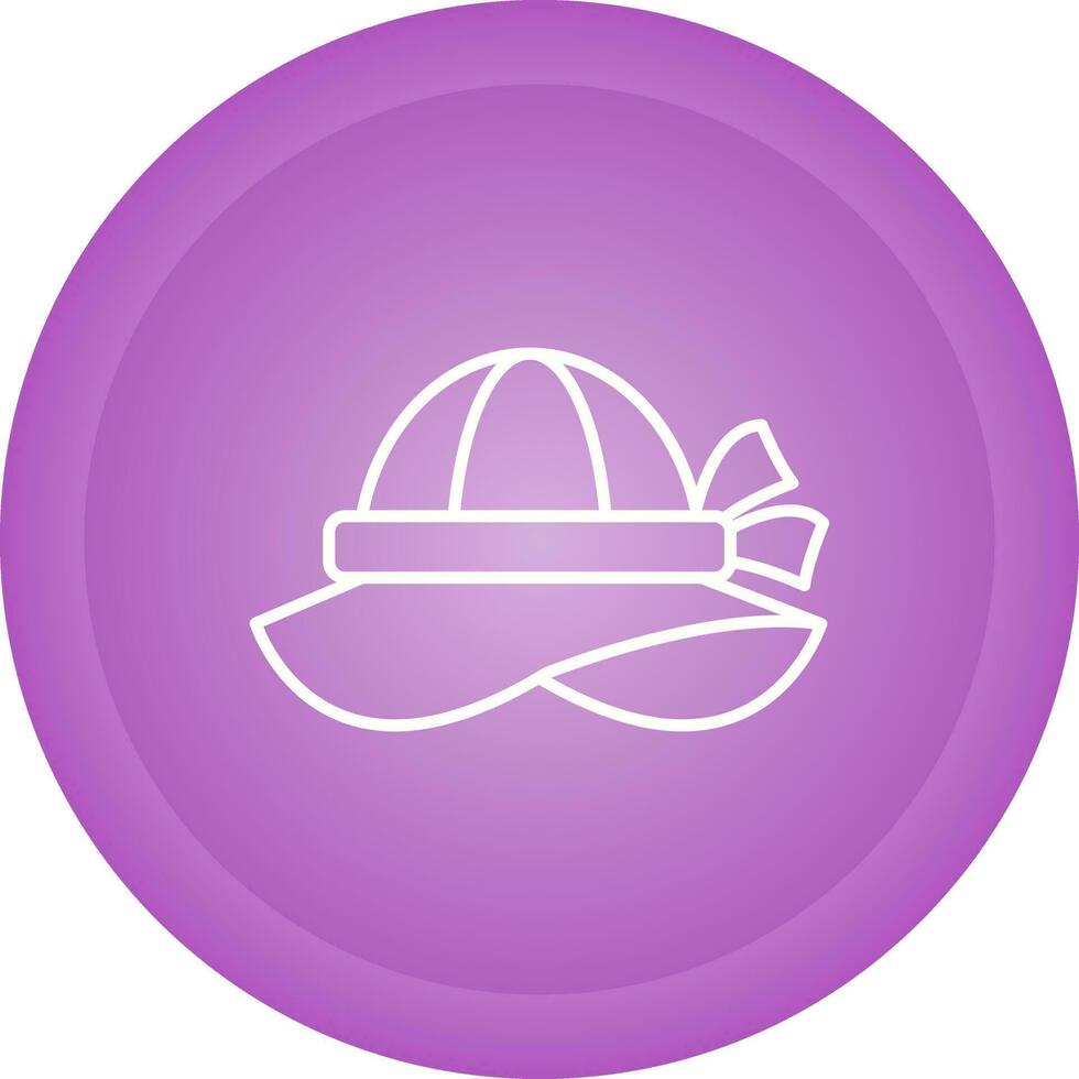 sombrero único vector icono