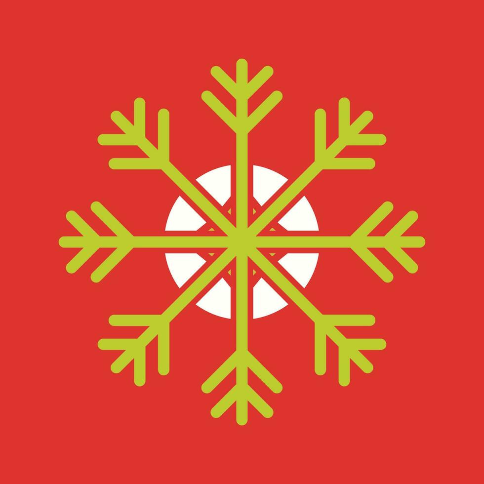 Snowflake Unique Vector Icon