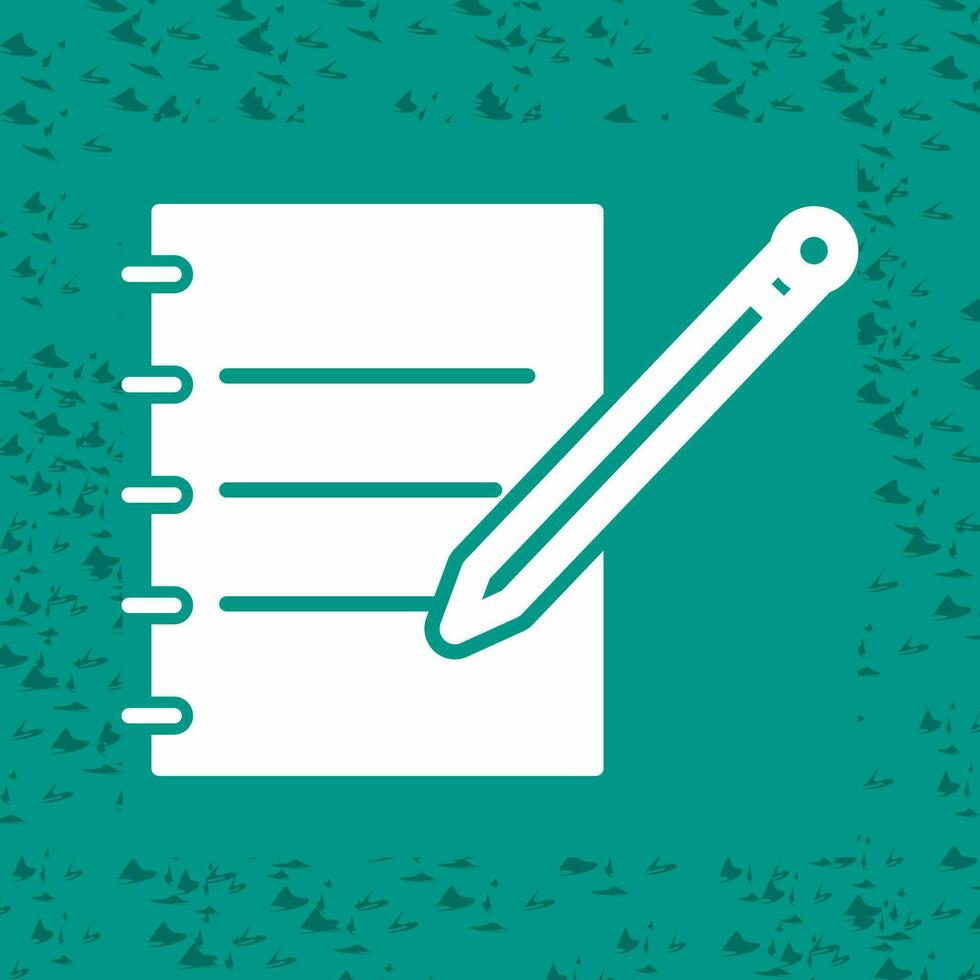 Notebook and Pen Unique Vector Icon