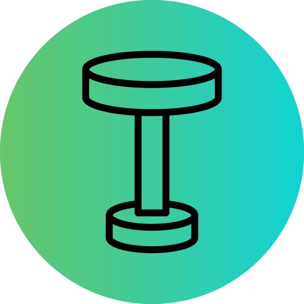 Stool Vector Icon Design