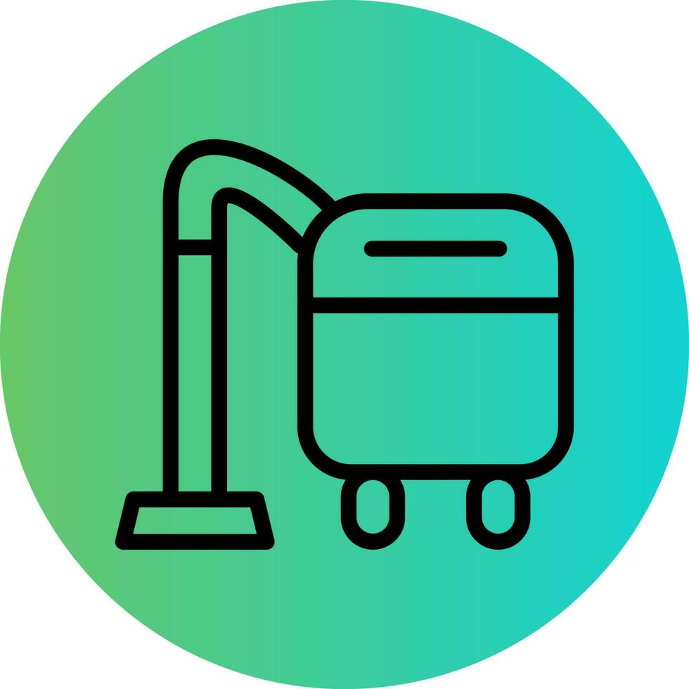 Vacuum Cleaner Vector Icon Design