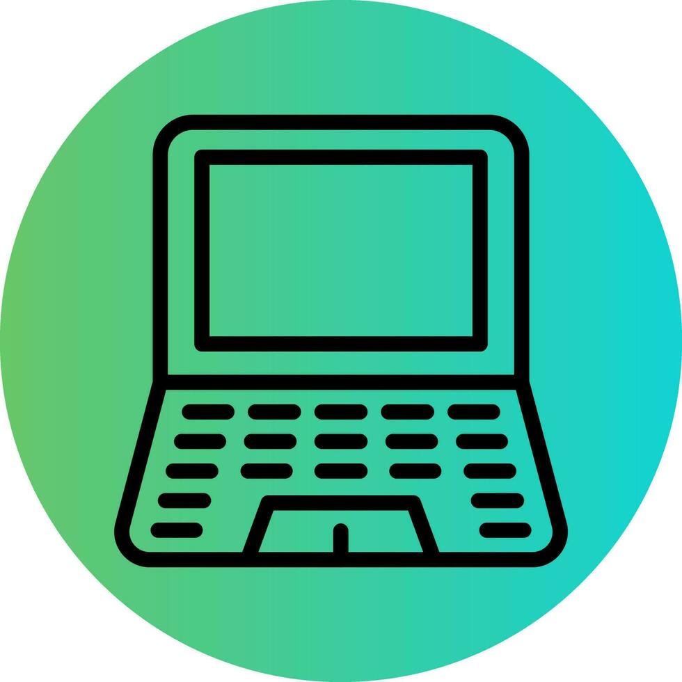 Laptop Vector Icon Design