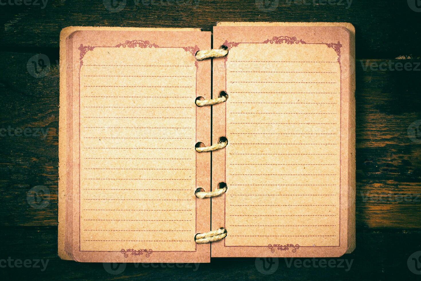 Old blank book photo