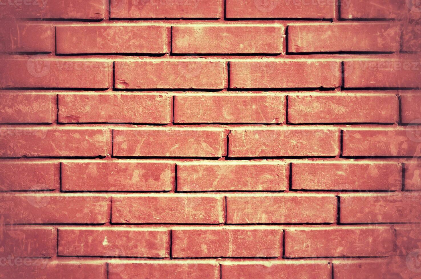 fondo de ladrillos rojos foto