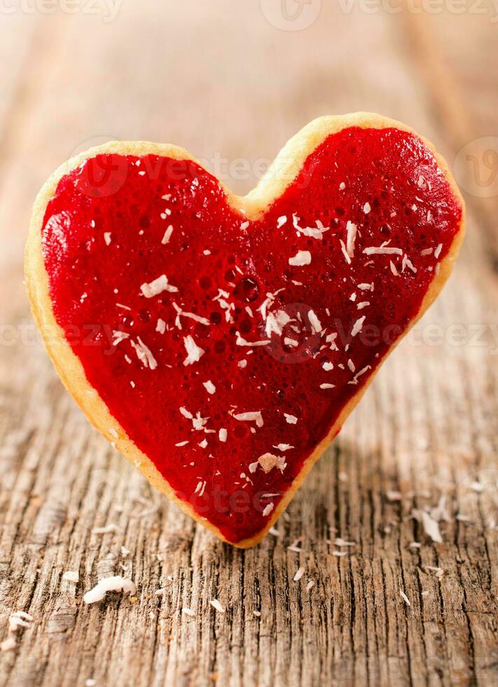 Heart shape cookies photo