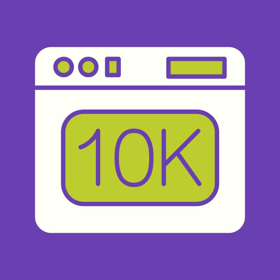 10k Vector Icon