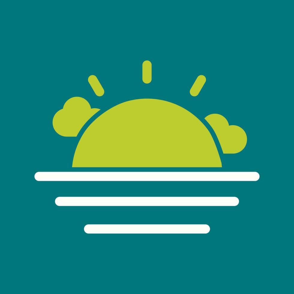 Sunset Vector Icon