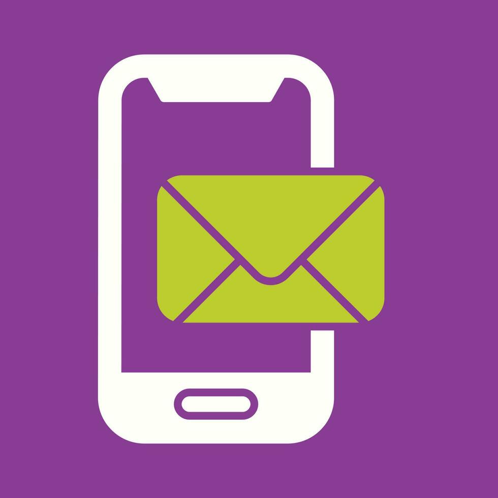 Phone Mail Vector Icon