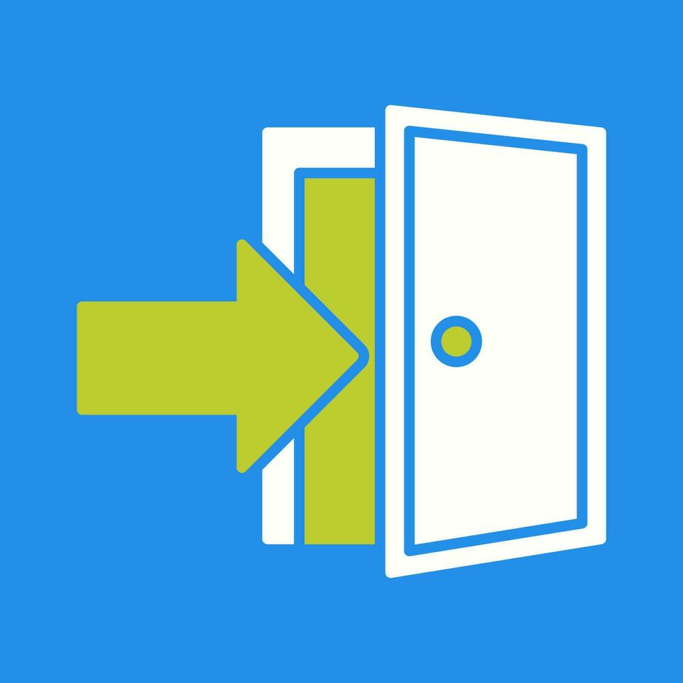 Exit Door Vector Icon