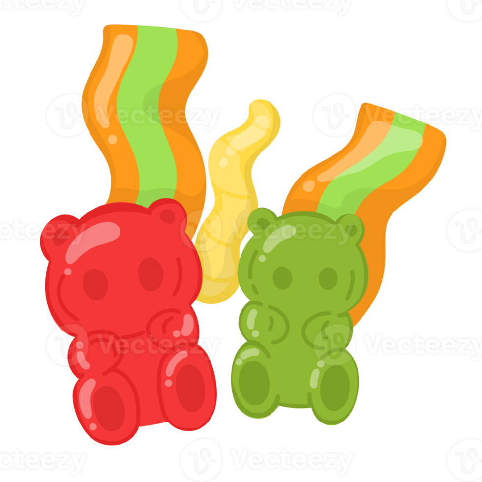gummy dessert cartoon png