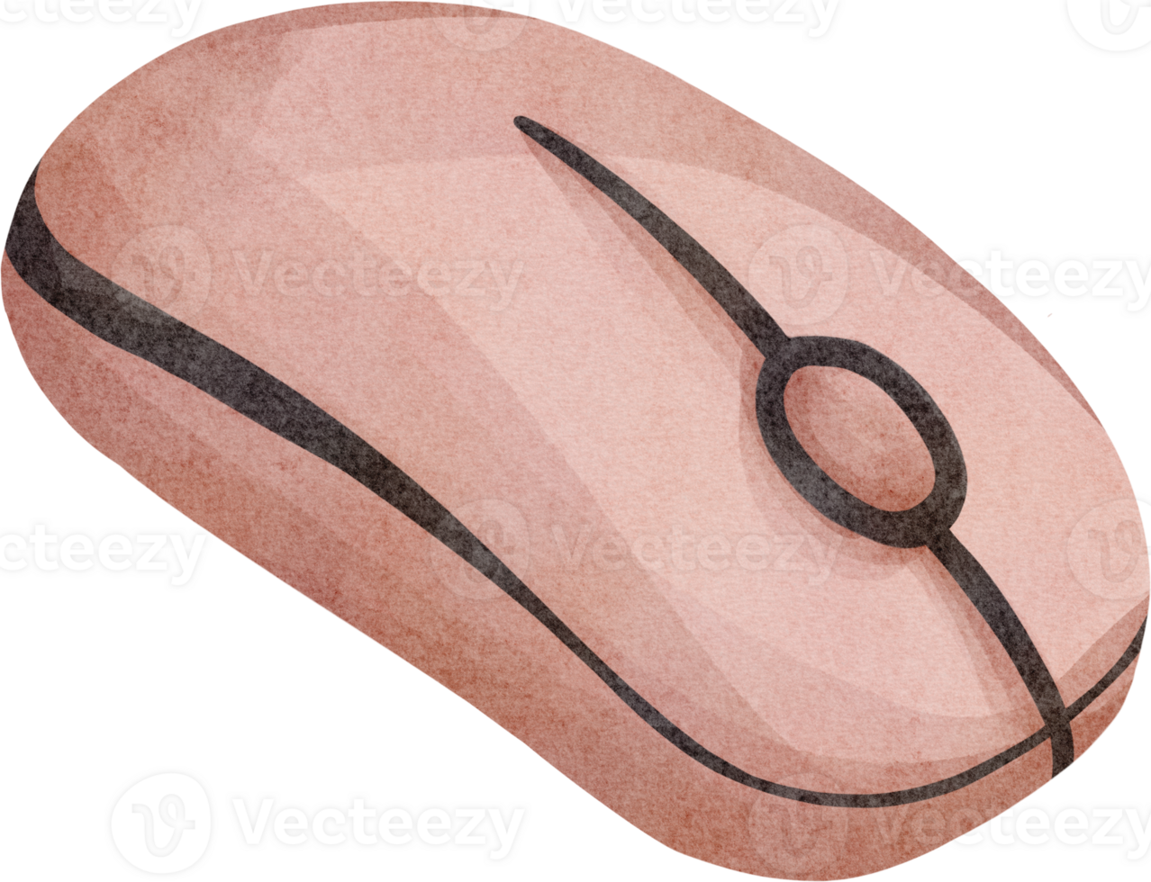 watercolor mouse clip art png