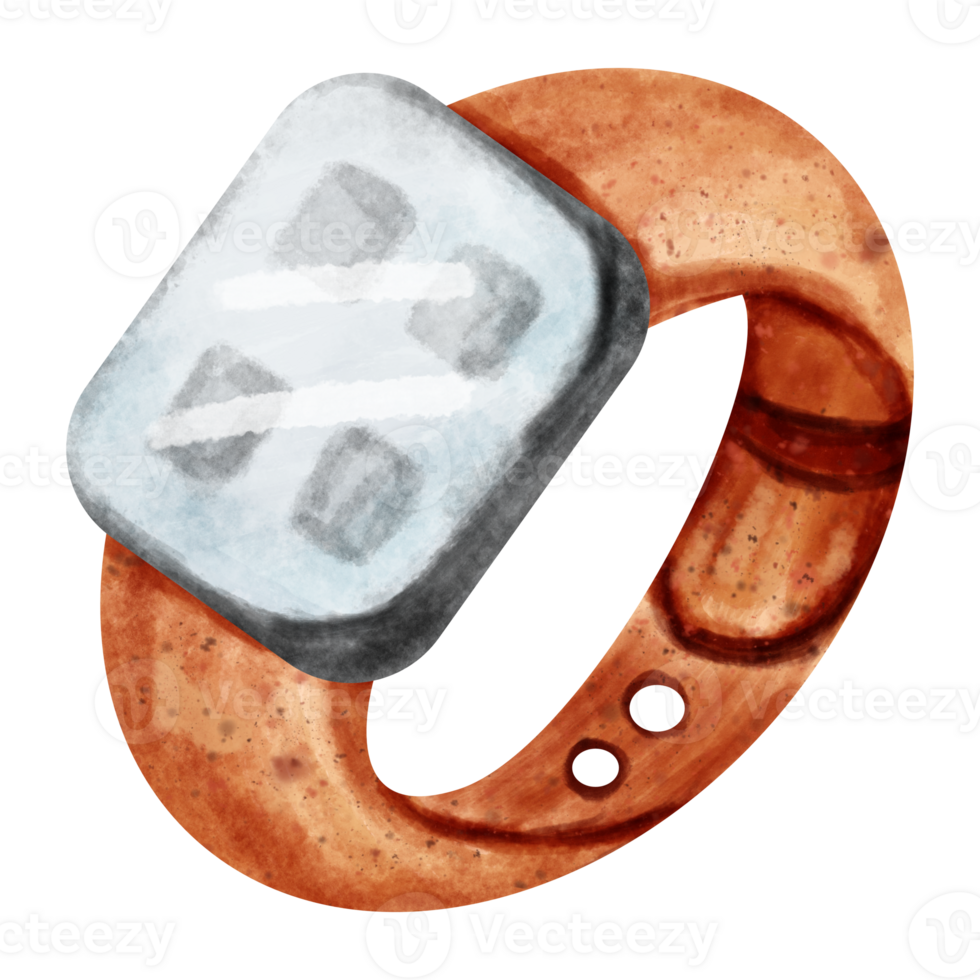 watercolor smart watch png
