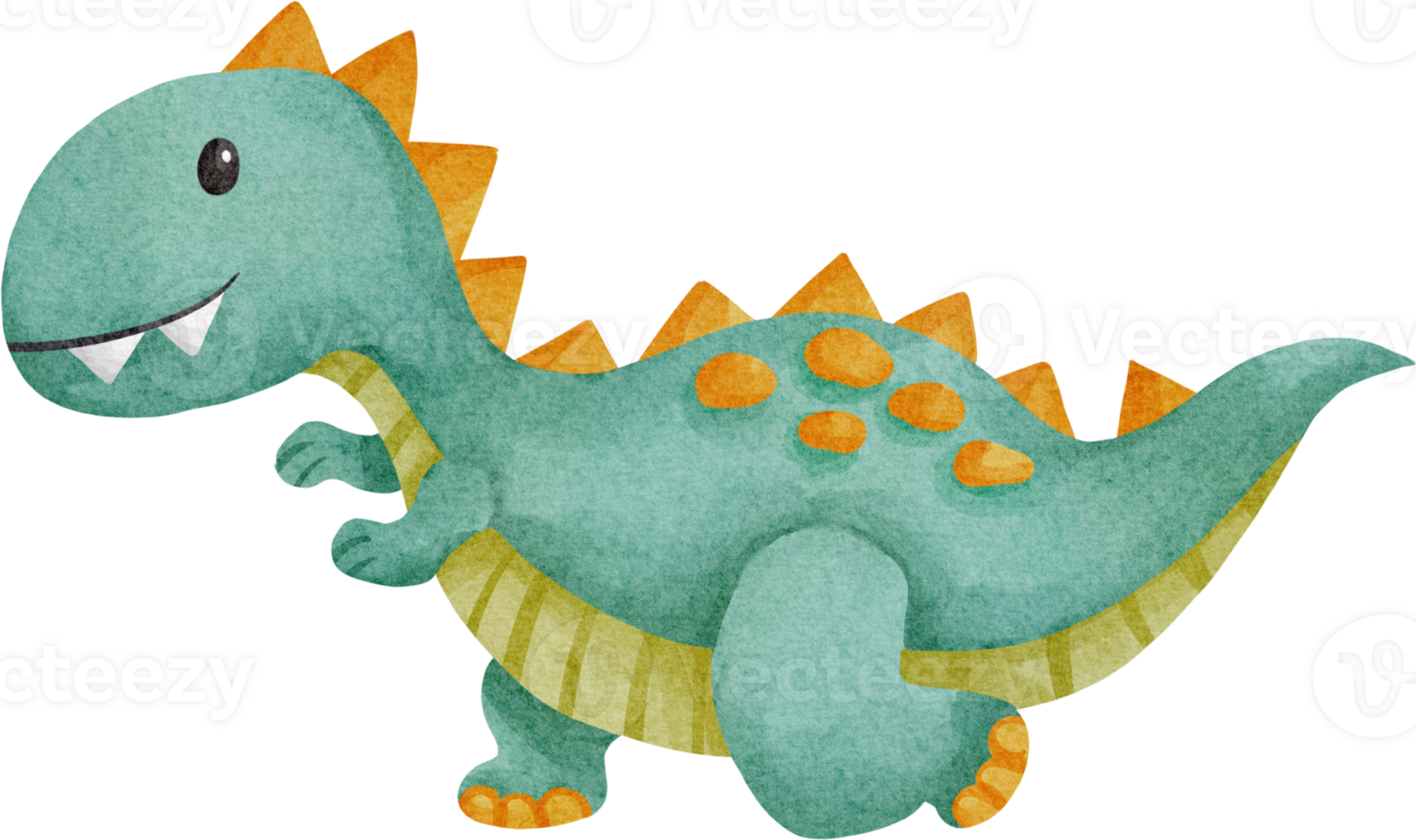 waterverf schattig dinosaurus png