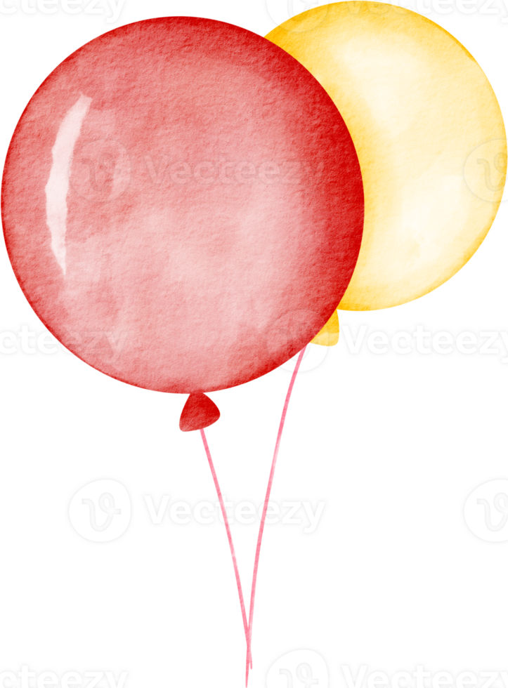 watercolor balloon clip art png