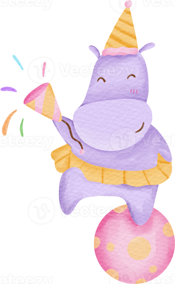 watercolor animal character png