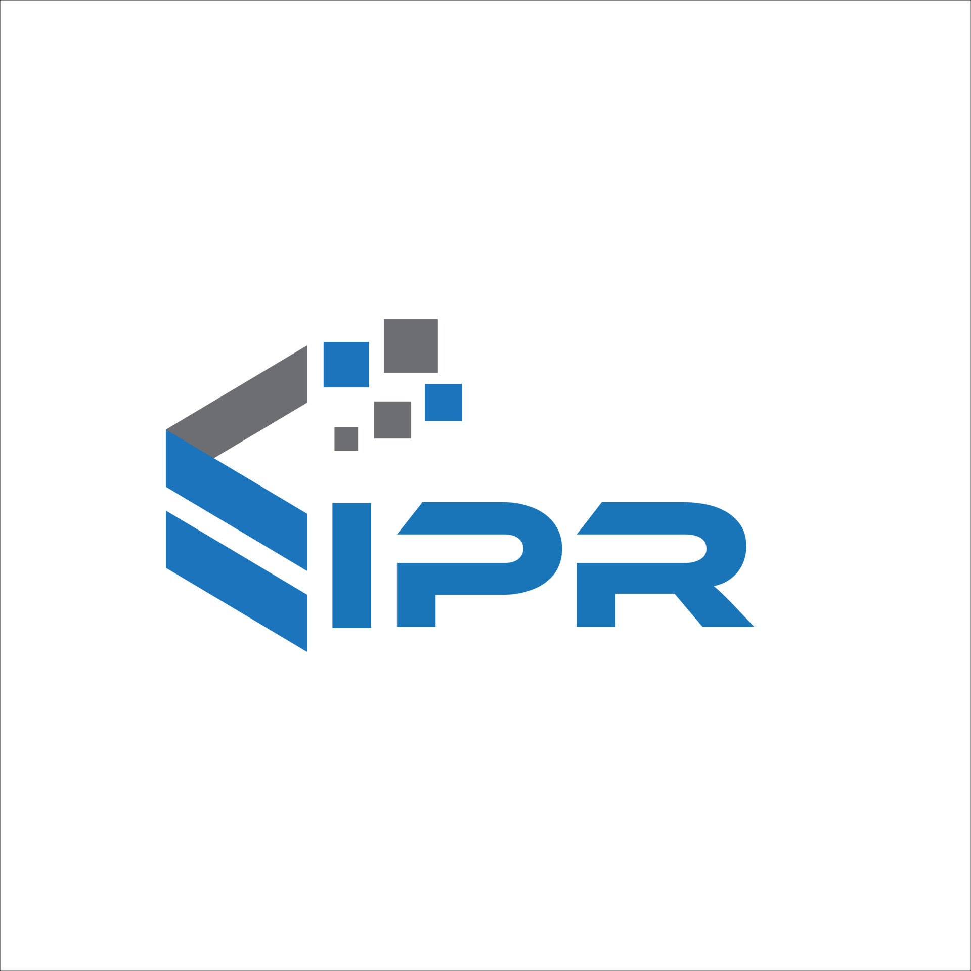 IPr letter logo design on white background. IPr creative initials