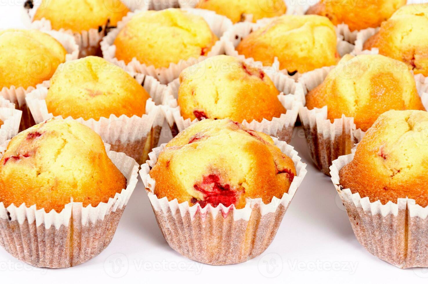 Homemade sweet muffins photo