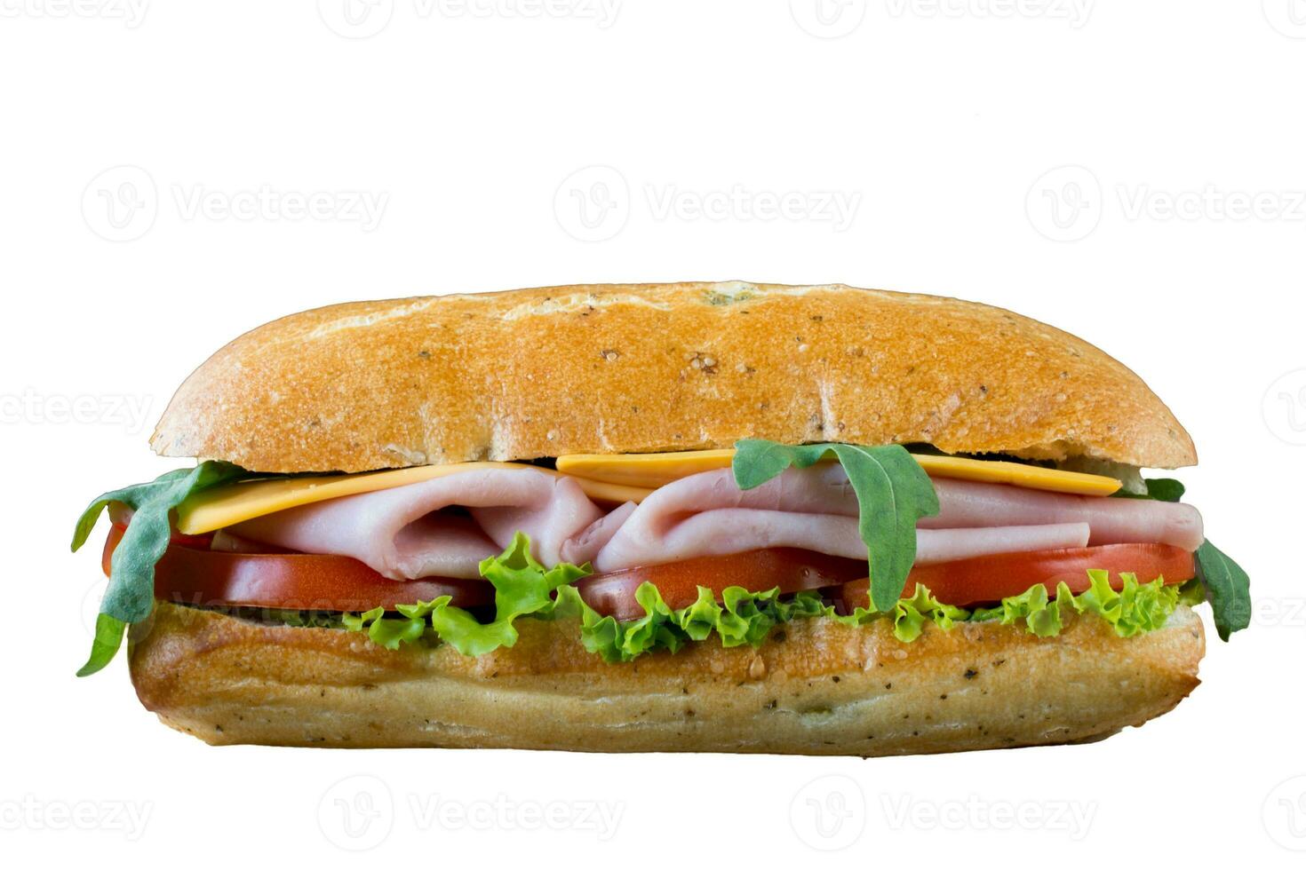 Sandwich isolated on white photo