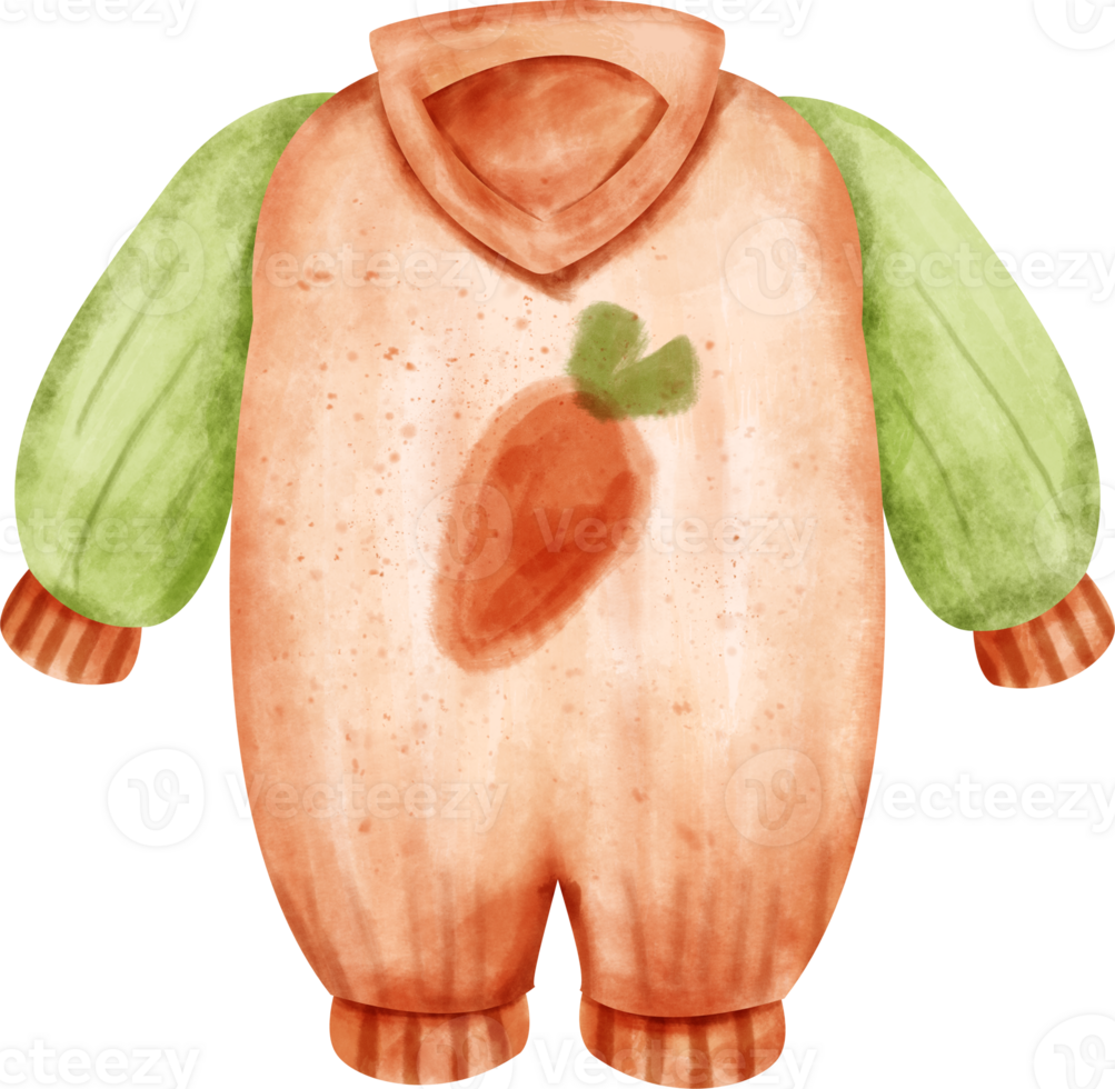 bébé costume aquarelle png