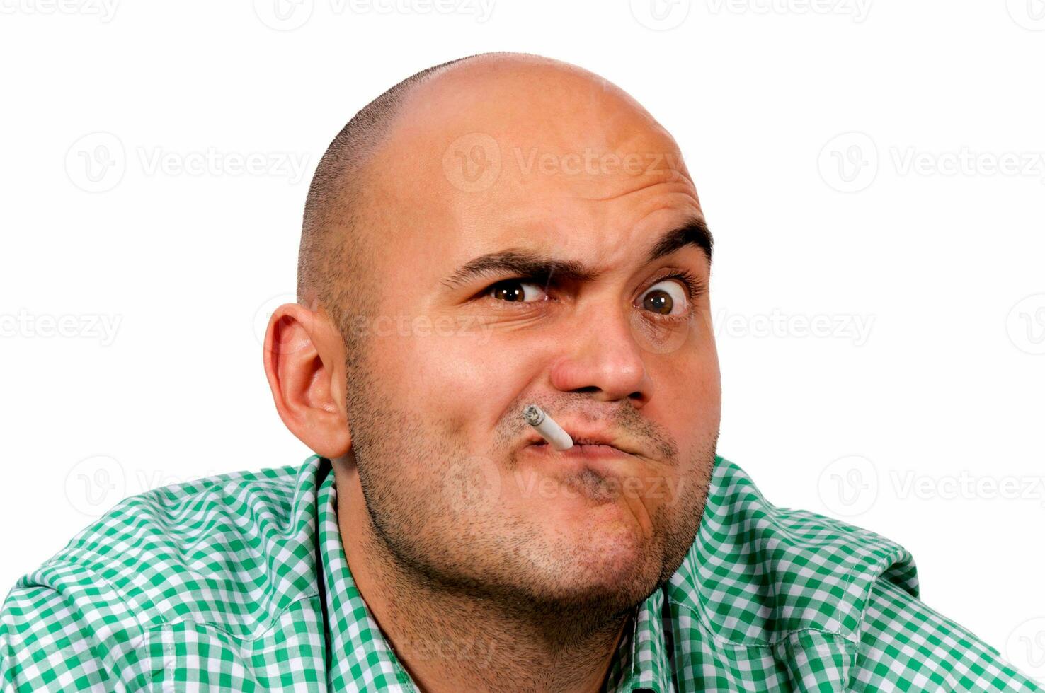 Funny smoking concept photo