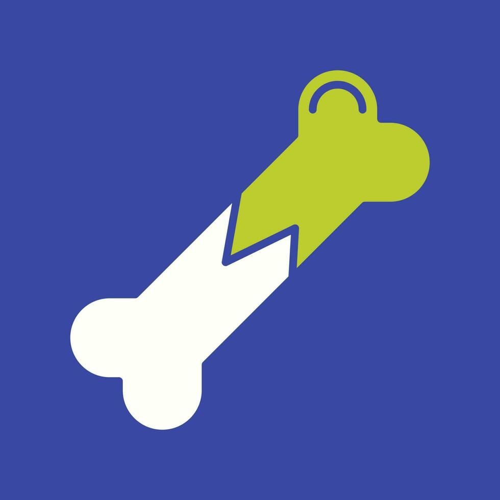 Broken Bone Vector Icon