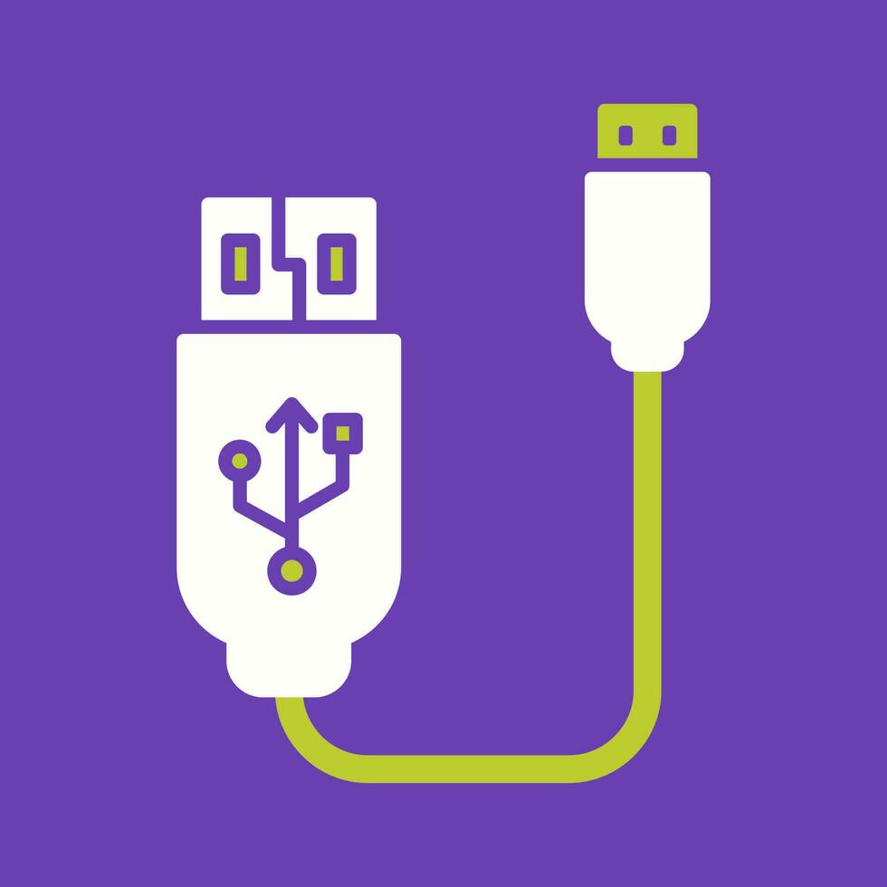 Usb Cable Vector Icon