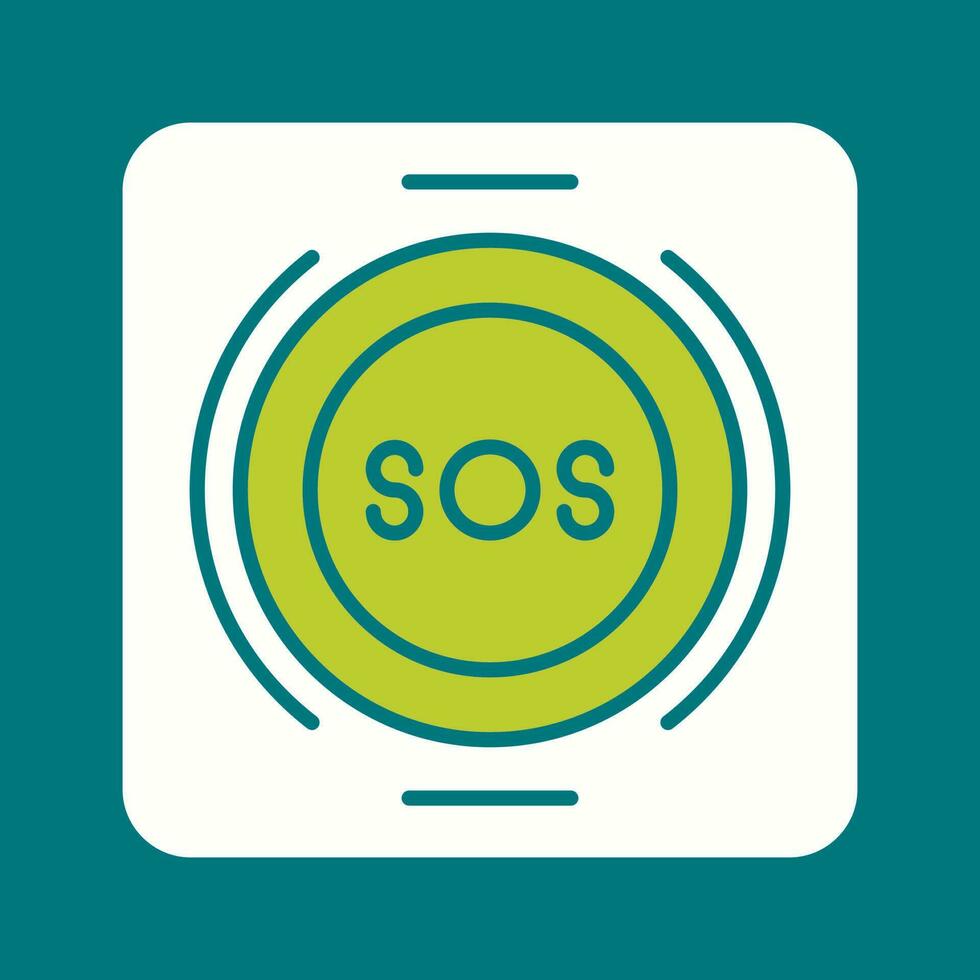 Emergency Button Vector Icon