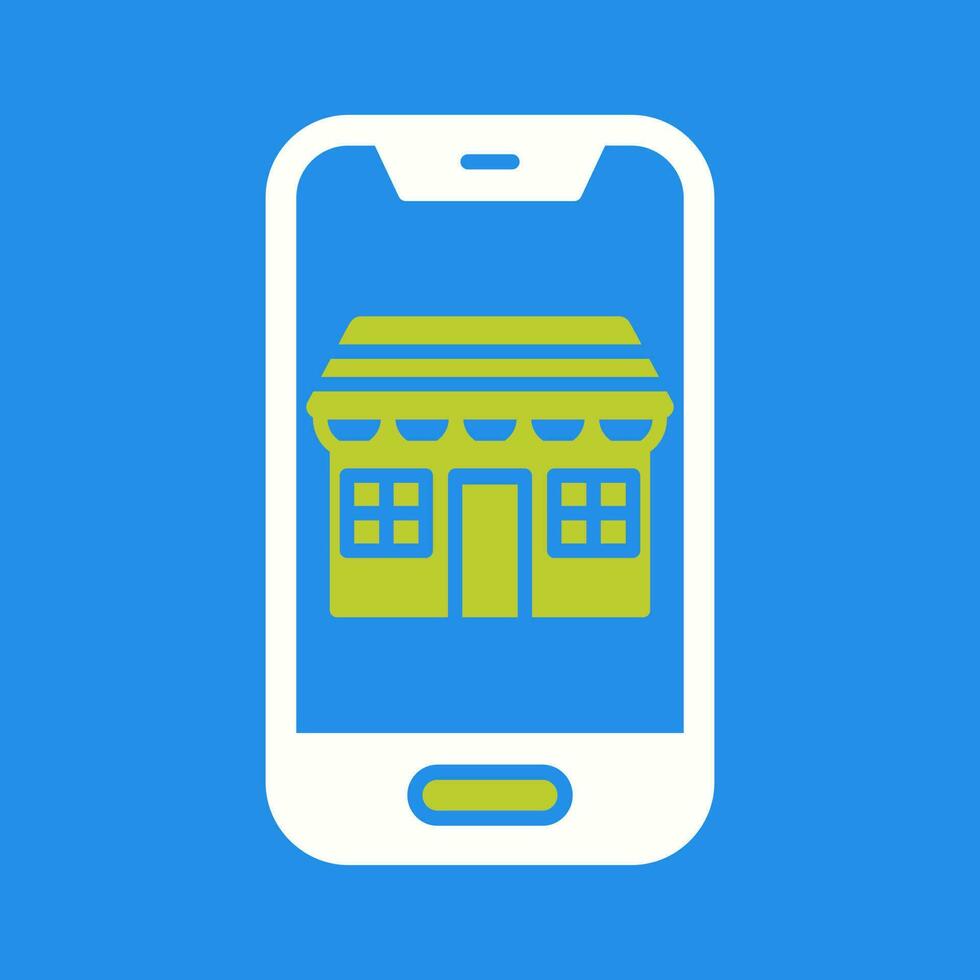 Mobile Store Vector Icon