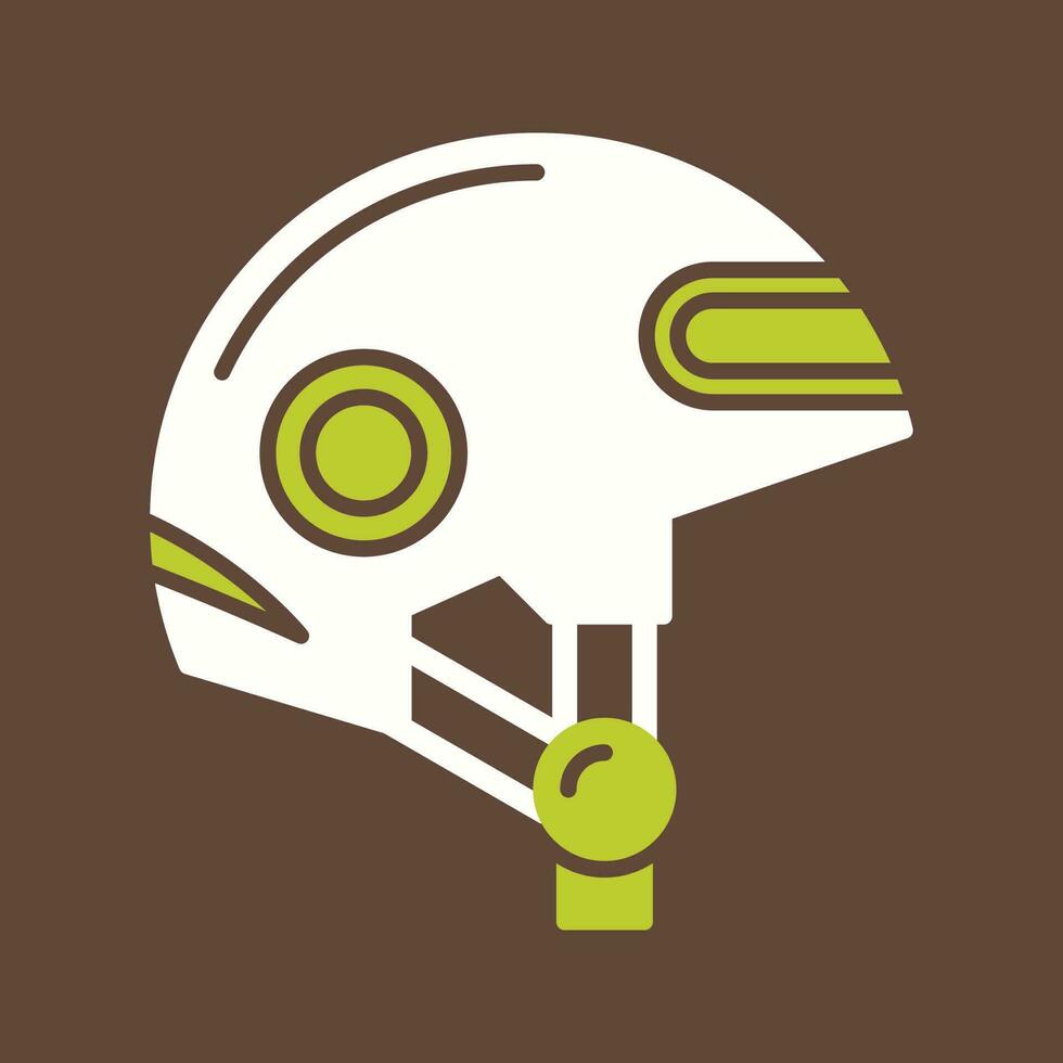 icono de vector de casco