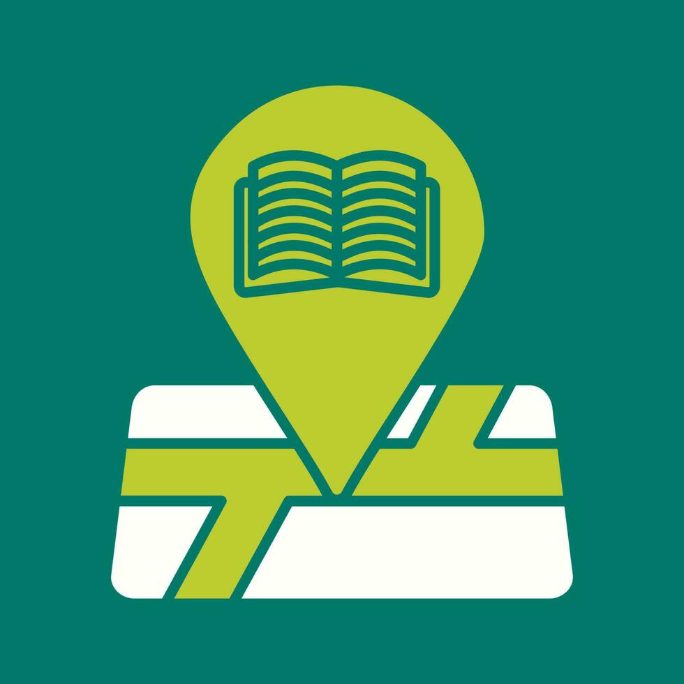 Library Location Vector Icon